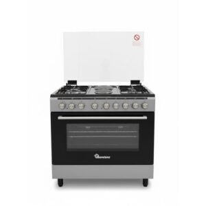 4GAS + 2 ELECTRIC 90X60 SILVER COOKER- RC_596 (1) RC/596
