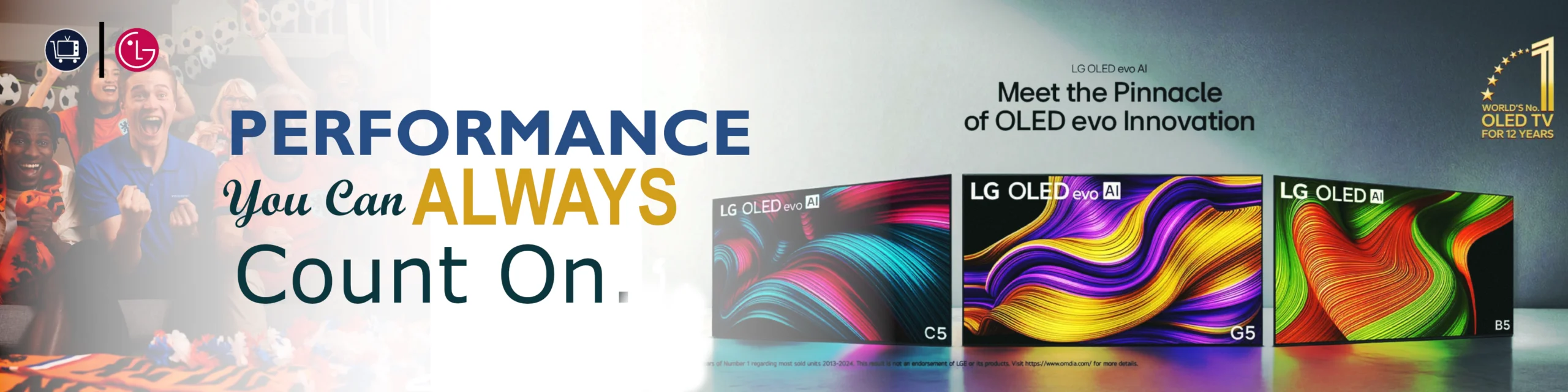 LG TVs BANNER