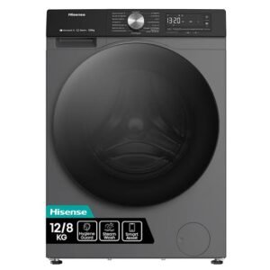 WD5I1245BB Hisense WD5I1245BB 12Kg/8Kg Front Load Washer-Dryer – Premium Black